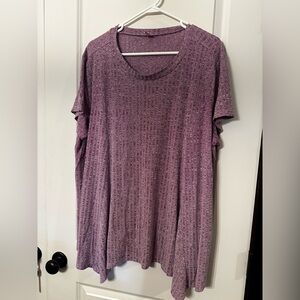 Purple Short Sleeve Top